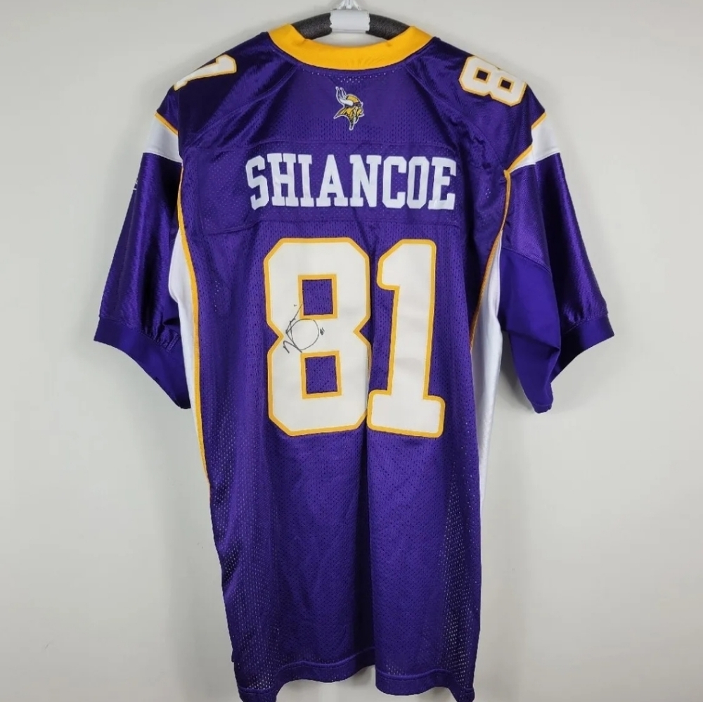 Visanthe Shiancoe Minnesota Vikings Reebok Authentic Jersey Men's 52